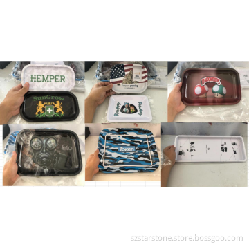 custom tin rolling tray